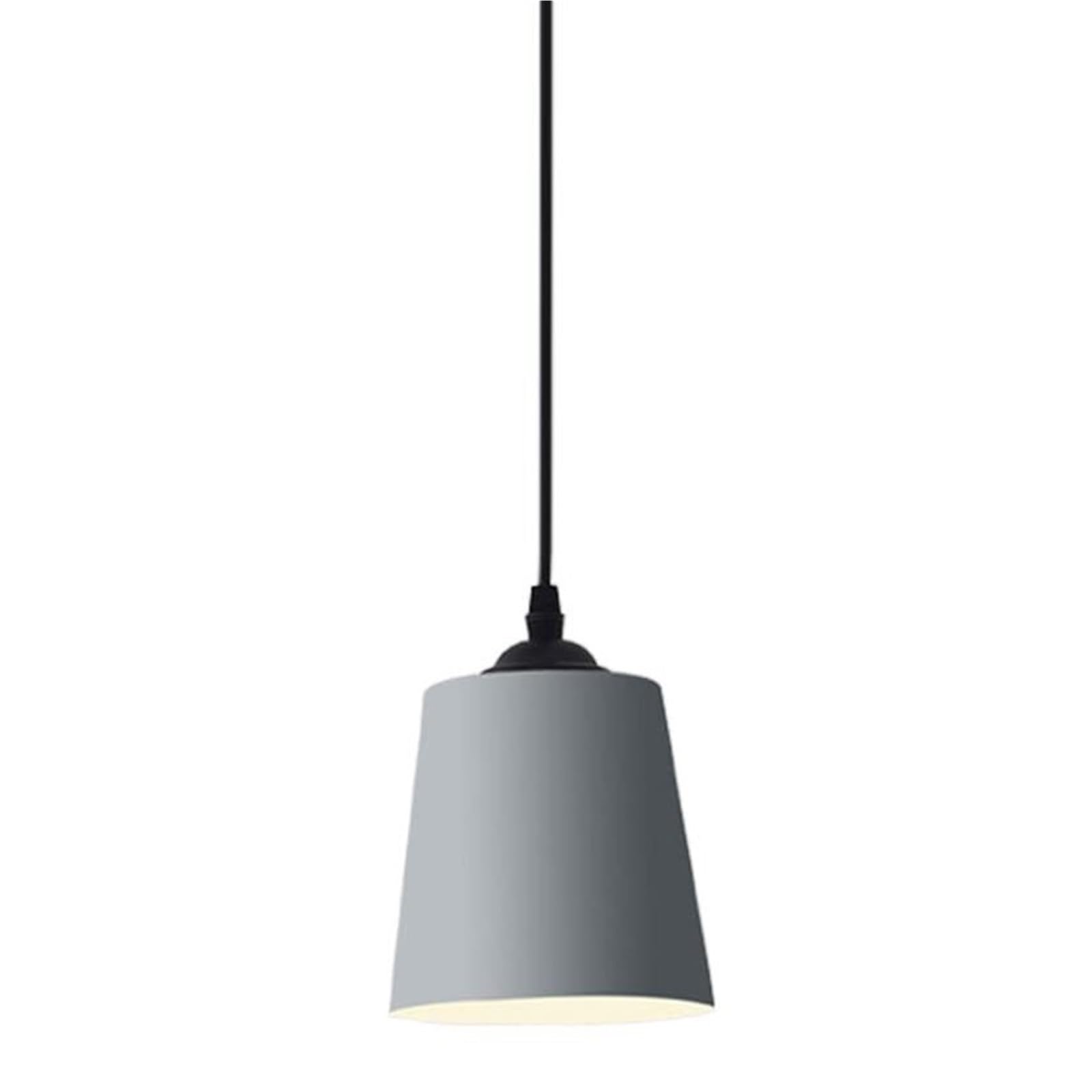 KHUKHU Modern Simple Farmhouse Chandelier Macaron Fashion Ceiling Hanging Light Colorful Hanging Light Fixtures Nordic Creative Personality Lamp E27 Room Bedroom Entrance Club Office(Agray)