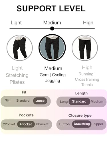 Image of Leriya Fashion Men's Cargo Pants | 4 Pocket Cotton Cargo Joggers for Men | Loose Fit Stylish Pant with Pockets | Casual Baggy Trousers & Streetwear Lower