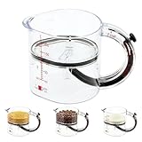 4-in-1 Adjustable Measuring Cup – Push up bottom and dual scale (ml/oz), suitable for baking, cooking, and laboratory measuring cups