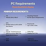 Pimax Crystal Light VR Headset for PC,2880x2880 per Eye,8K QLED Display with Local-Dimming,Inside-Out Tracking,PC VR Headset for Flight Sims,iRacing & Gaming (Full Payment Version) - Image 3