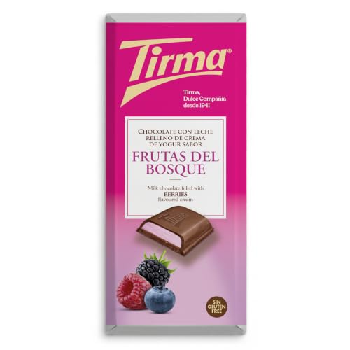 Tirma Chocolate con Leche Relleno de Crema de Yogur sabor Frutos del Bosque