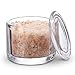 KooK Round Pressed Clear Glass Salt Cellar with Lid