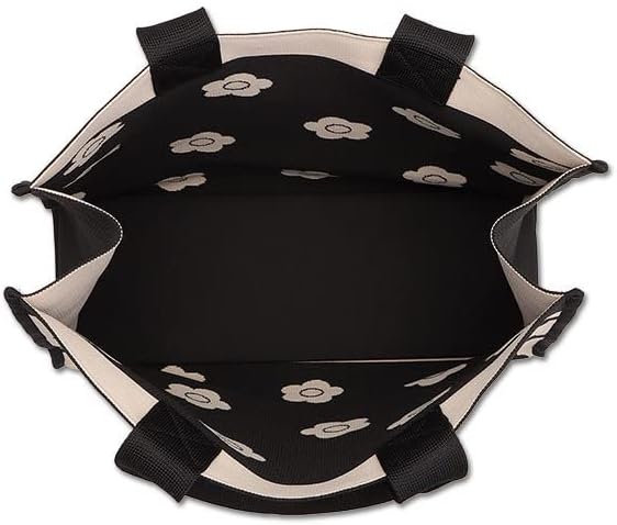 Amazon | [マリークヮント] ニットジャカードデイジー トート ブラック