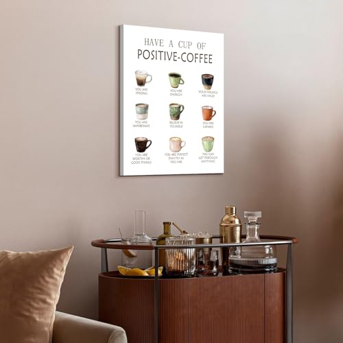 Dazzlewall Framed Coffee Quotes Art