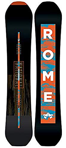 Rome Snowboards National Snowboard, Black, 167 W