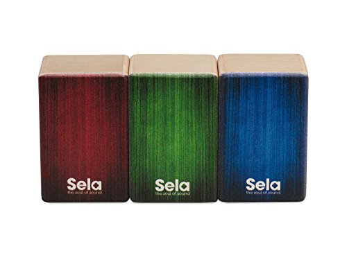 Sela SE 108 Mini Cajon Shaker Set, geeignet für rhythmische Begleitung, Hand Percussion, 3 Varianten: Soft, Medium, Hard - Image 7