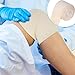 Tubular Bandage Reusable Support Bandage Stretch Eczema Bandage Washable Sport Bandages Unstretched Bandage for Large Knee Size D (3 Inch x 8.75 Yard)