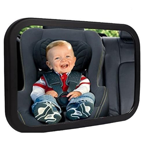 Image of Shynerk Baby Car Mirror, Rear Facing Car Seat Mirror Safety for Infant Newborn, Baby Mirror with Wide Rearview & 360° Rotation, Shatterproof & Easy Assembled Crash Tested