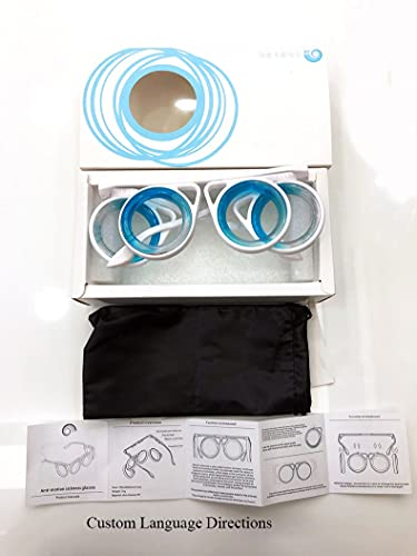 XJWWW -Óculos URG Anti- Motion Sickness, óculos portáteis ultraleves para alívio de náuseas, óculos