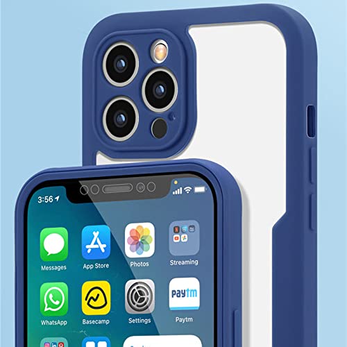 Coque de luxe iPhone 12 Pro Max silicone transparent finition vert foncé chic - 4