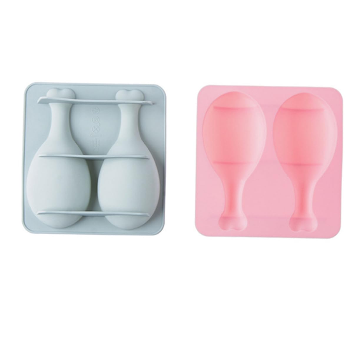 BESTOYARD 6piezas Molde De Para Hornear Forma De Muslo De Pollo De Utensilio De Repostería Para Pasteles y Galletas Color Azul