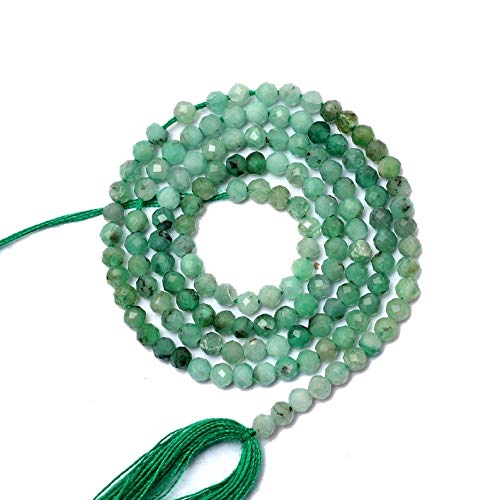 Perles émeraude rondelles de 2 mm pour créer vos bijoux fins de tous les jours