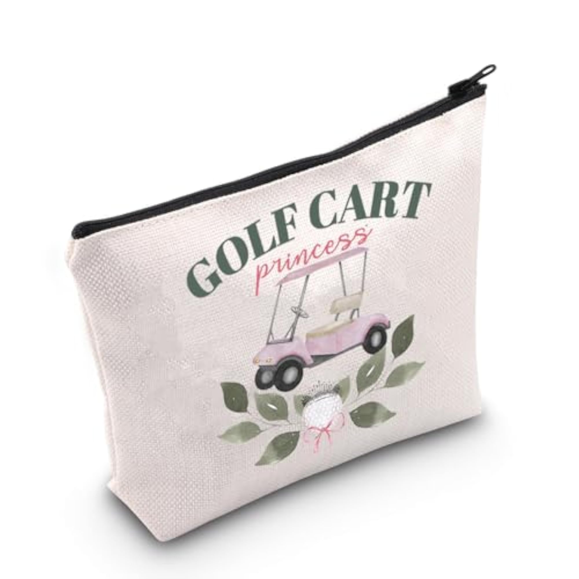 Golf Cart Princess Makeup Bag, Gift for Her