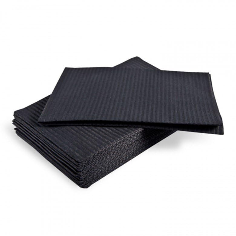Tovagliette per Piano di Lavoro Idrorepellenti, Misura: 33x48cm Disponibili in confezione da 500 pz.-NERE