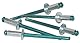 C.K Box von 50 Nieten Aluminium, mehrfarbig, T3819A 515