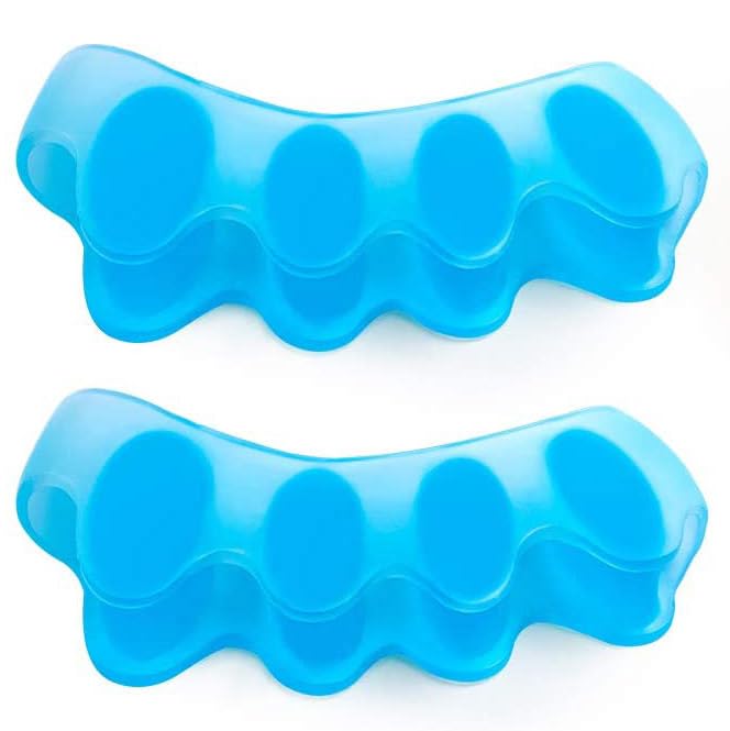 Miniatura 4 de 6 piezas  Separadores de dedos graduados para corregir juanetes, corrector de juanetes para mujeres y hombres, alisador de dedos en martillo para