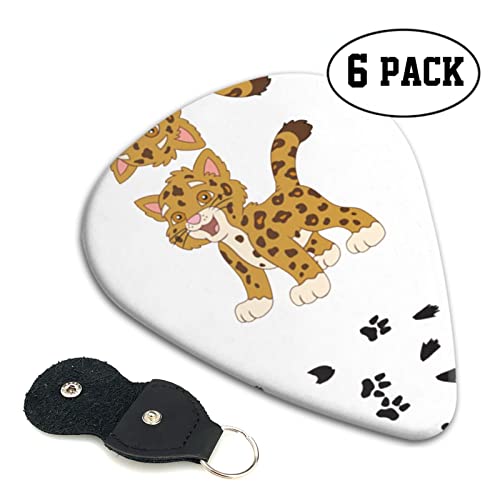 Lot de 6 médiators mignons Jaguar pour guitare acoustique, guitare électrique, basse, ukulélé – fins, moyens et épais. - Les Beatles, Paul McCartney, John Lennon, RIngo Starr, George Harrison Lot de 6 médiators mignons Jaguar pour guitare acoustique, guitare électrique, basse, ukulélé – fins, moyens et épais. – Image 3