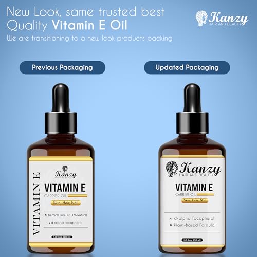Kanzy Vitamin-E-Öl-Tropfen für Kosmetik 30 ml d-Alpha-Tocopherol, Anti-Falten, Anti-Aging… – Ansicht 2
