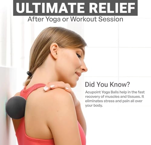 Image of Bodylastics Lacrosse & Acupressure Spike Massage Ball Combo for Deep Tissue, Muscle Recovery & Myofascial Release | Foot, Back, Neck & Shoulder Pain Relief | Portable, Spiky Trigger Point Therapy