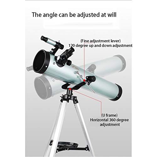 Telescopio astronómico portátil 125 mm 700 mm enfoque manual miniatura 6