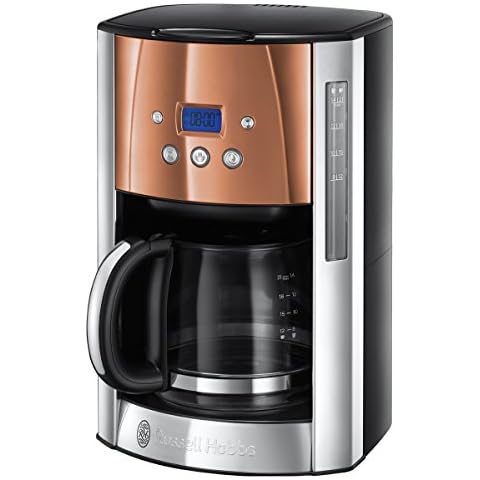 Russell Hobbs Digitale Kaffeemaschine Luna Edelstahl/Kupfer Cover