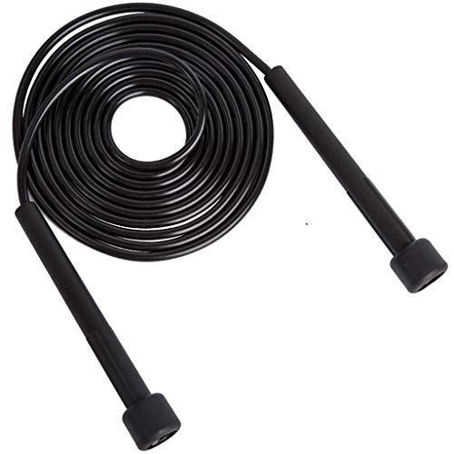 Cuerda de saltar de PVC con cable regulable para mejorar tu resistencia en el gimnasio