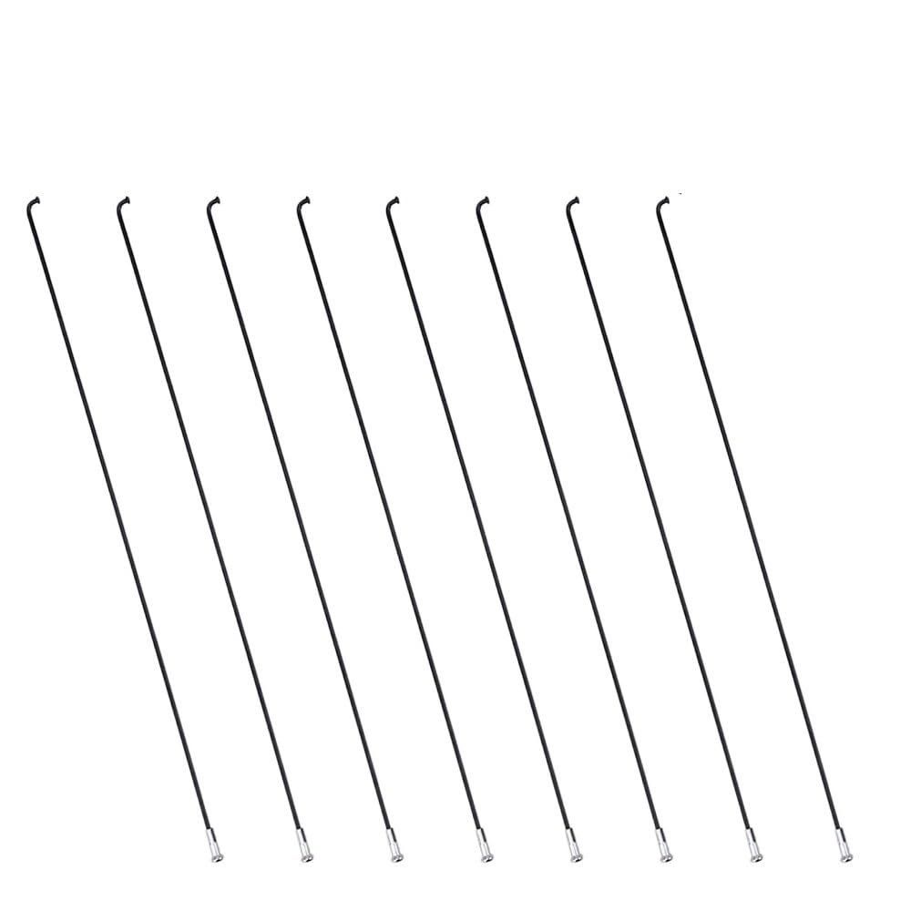 Flessibile Nero 170mm-290mm Bici Da Strada Per La Bicicletta Raggi In Acciaio Inox Raggi Nippli Ciclo Raggi
