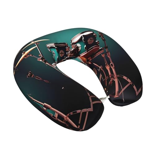 Almohada Poliéster Talla Única Cervical Negra miniatura 2