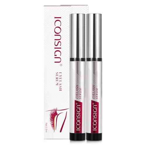 P-Beauty 2x Wimpernserum & Augenbrauenserum 3,5ml - für lange & volle Wimpern - Wimpernbooster mit â€¦ – Miniatur