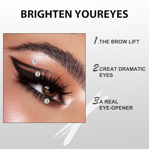 12 Pcs Jutqut Black Eyeliner Pencils Set, Matte Eyeliner Velvet Smooth, Natural Long Lasting Makeup Eye Liners, Easy to Color, Waterproof Eyeliner pencil Professional Eye-Makeup Pencil, Black - Image 5