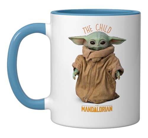 Mug Cerámico Star Wars The Mandalorian The Child Azul/Blanco miniatura 1