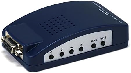 Monoprice VGA to RCA Adapter PC to TV Video Converter- Blue