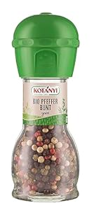 Kotanyi BIO Pfeffermühle, bunter Pfeffer mit Mühle, 43 g
