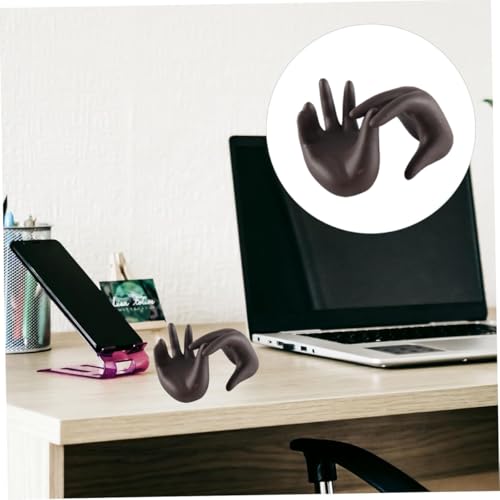 Gorise 4 lustige Eierbecher aus schwarzem Porzellan, Fingerständer, dekorativer Ständer aus Keramik, roh gekochte Eierbecher, Frühstückshalter-Set – Bild 6