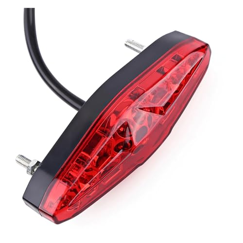 Feux arrière de moto universels 12V 15 LED et feu stop de motocross