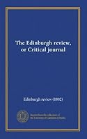 The Edinburgh review, or Critical journal 1125308206 Book Cover