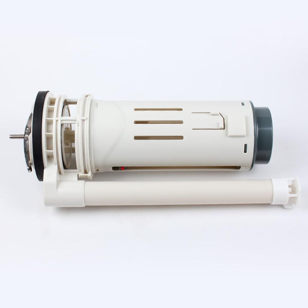 Válvula de entrada de la cisterna del inodoro Cisterna de inodoro de doble descarga y llenado, botón pulsador de doble descarga de cisterna de inodoro ABS, reparación de inodoro de una pieza(21Cm)