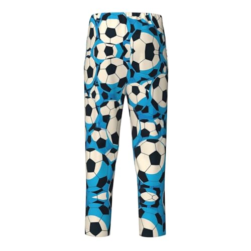 Pajama Pants Pajama Bottoms with Elastic Waistband Sleepwear Lounge Pants, Sport Soccer Football2