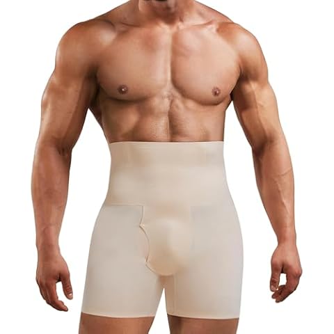 Gotoly Men's High Waist Tummy Control Shorts Cover