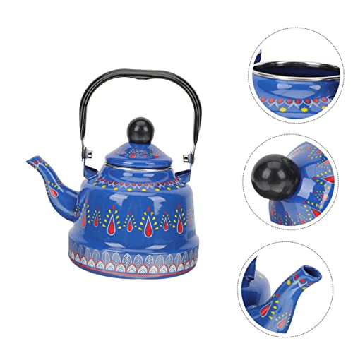 Bouilloire en émail rétro pour cuisinière et théière à induction - 7