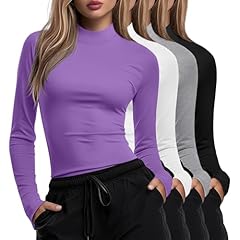 Black, White, Purple, Light Heather Gray