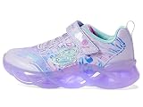 Skechers Kids Girls Twisty Ice Sneaker, Lavender/Multi, 12.5 Little Kid