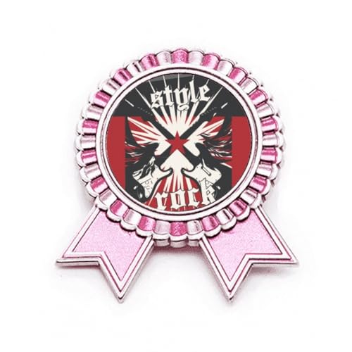Broche guitare rock Passion Rose en métal ciselé aux finitions impeccables