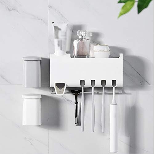 Toothbrush Toothpaste Storage Rack Toothbrush Rack Storage Box Bathroom Wall Mounted
