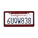 BLVD-LPF OBEY YOUR LUXURY Real 100% Red Carbon Fiber License Plate Frame Tag Cover FF - C with Matching Screw Caps - 1 Frame