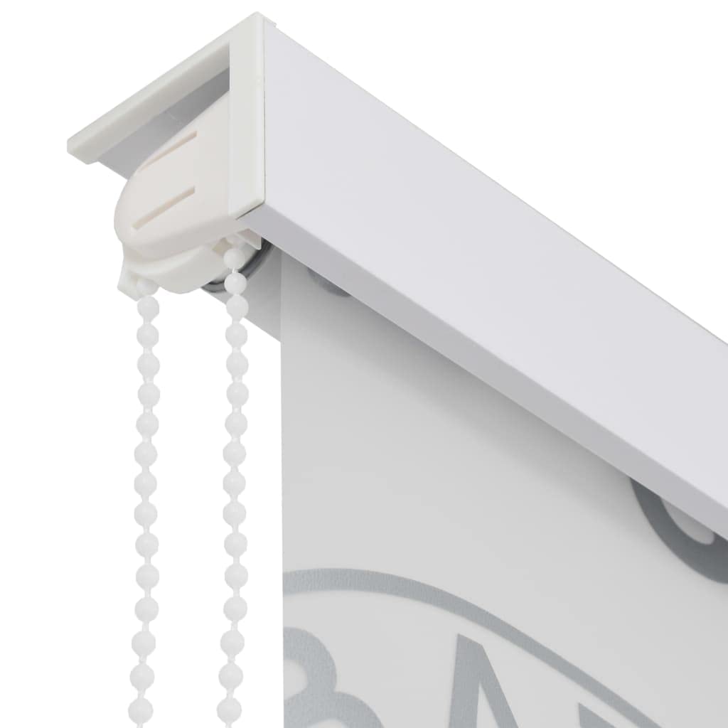 Chusui Tenda a Rullo per Doccia 100x240 cm con Scritta Splash,Tenda a Rullo per Doccia,Tenda Bagno Doccia,Tenda a Rullo per Doccia e Vasca da Bagno