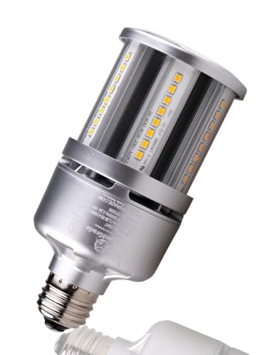 RuggedGrade 18W Aries S Series - LED Corn Bulb - 2,430 Lumens - 5000K Bright White - E26 Base - Built-in 6KV Surge Protection - Outdoor LED Light - Commercial Industrial Lighting - DLC 5.1 Premium