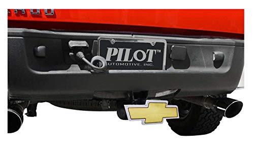 Bully Cr-132 Chrome Plated Metal Universal Fit Truck Chevrolet Logo Hitch Cover Fits 1.25" And 2" Hitch Receivers For Trucks From Chevy (Chevrolet), Ford, Toyota, Gmc, Dodge Ram, Jeep #TOP2