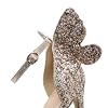 Gold High Heels Butterfly Back Sexy Stiletto Pumps Open Toe Sparkly Ankle Strap Heels Sandals Dress Shoes for Women