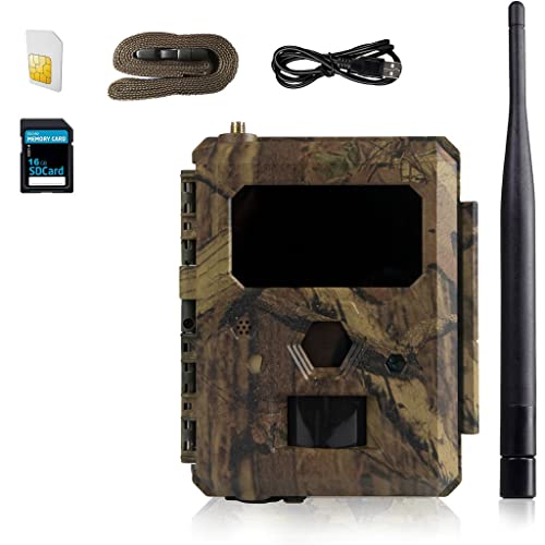 Foto von icuserver Wildtierkamera icueasy 4G/LTE - 4000 Bilder zu jeder neuen 4G-Kamera - Wildkamera mit Bewegungsmelder Nachtsicht Handyübertragung - 30m Blitzreichweite - inkl. SD Karte